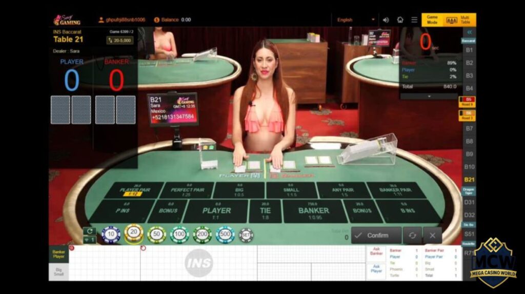 Ưu điểm của Sexy Baccarat so với baccarat truyền thống