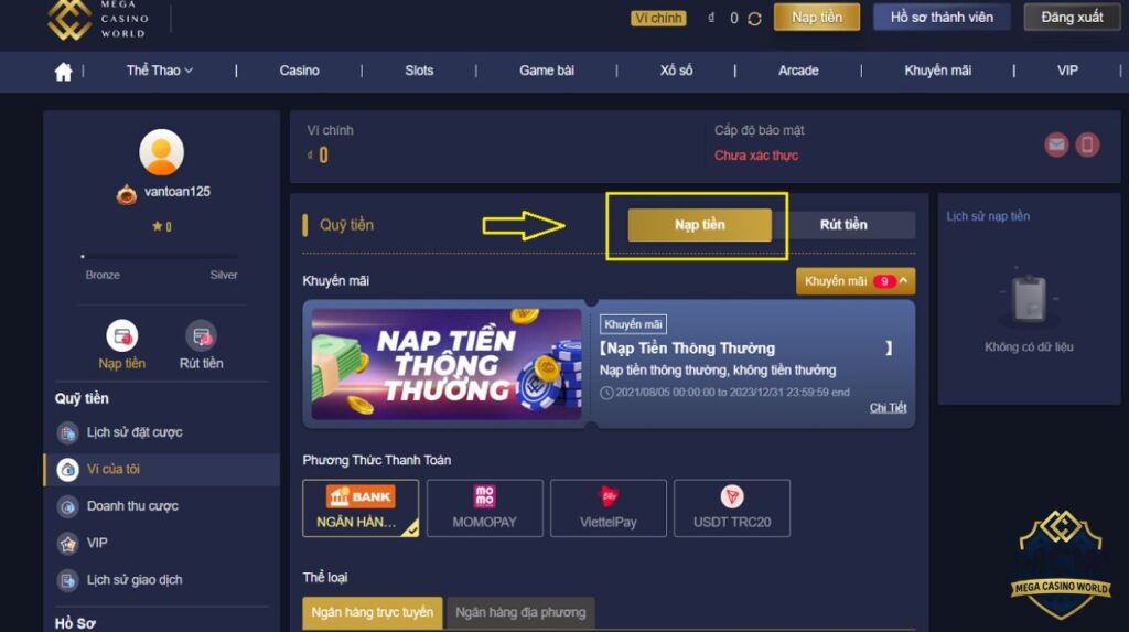 Tại sao nên nạp tiền vào tài khoản MCW?